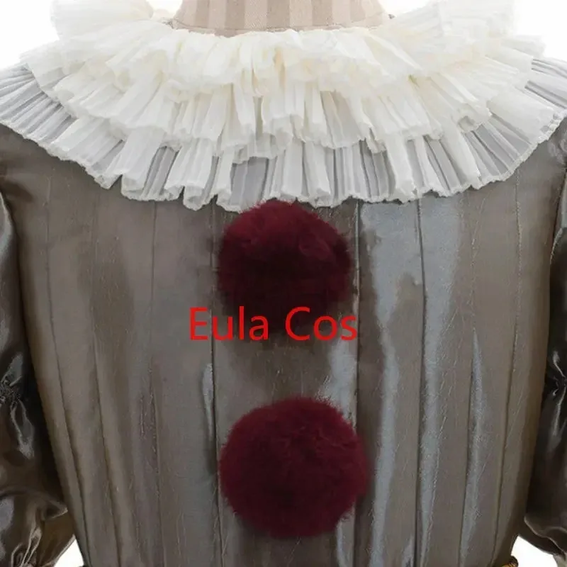 Mascarada de Halloween payaso Pennywise disfraz Cosplay Stephen King Terror payaso disfraces máscara traje fiesta Aldult ropa para niños AA