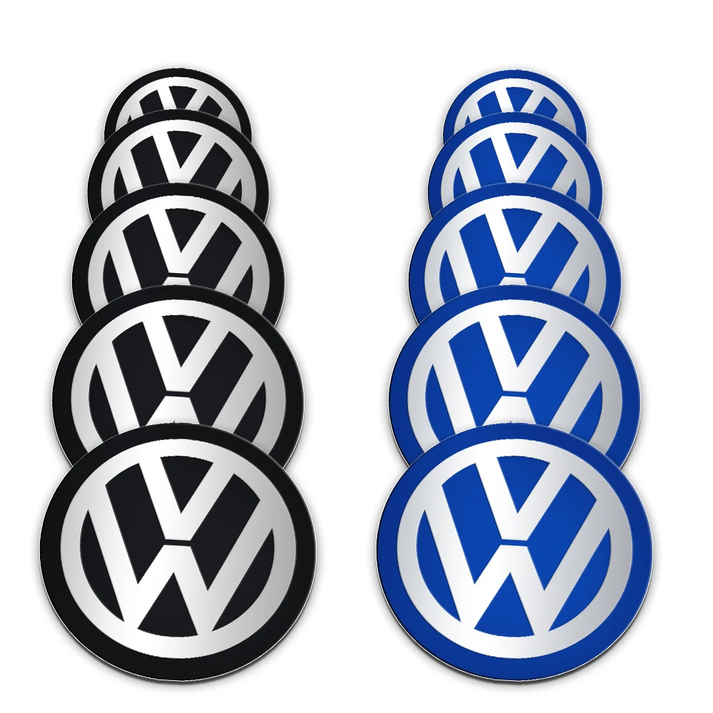 Car Styling Wheel Center Hub Cap Sticker Badge Decoration Auto Refit Accessorie For Volkswagen GTI Golf 7 Passat  Scirocco Jetta