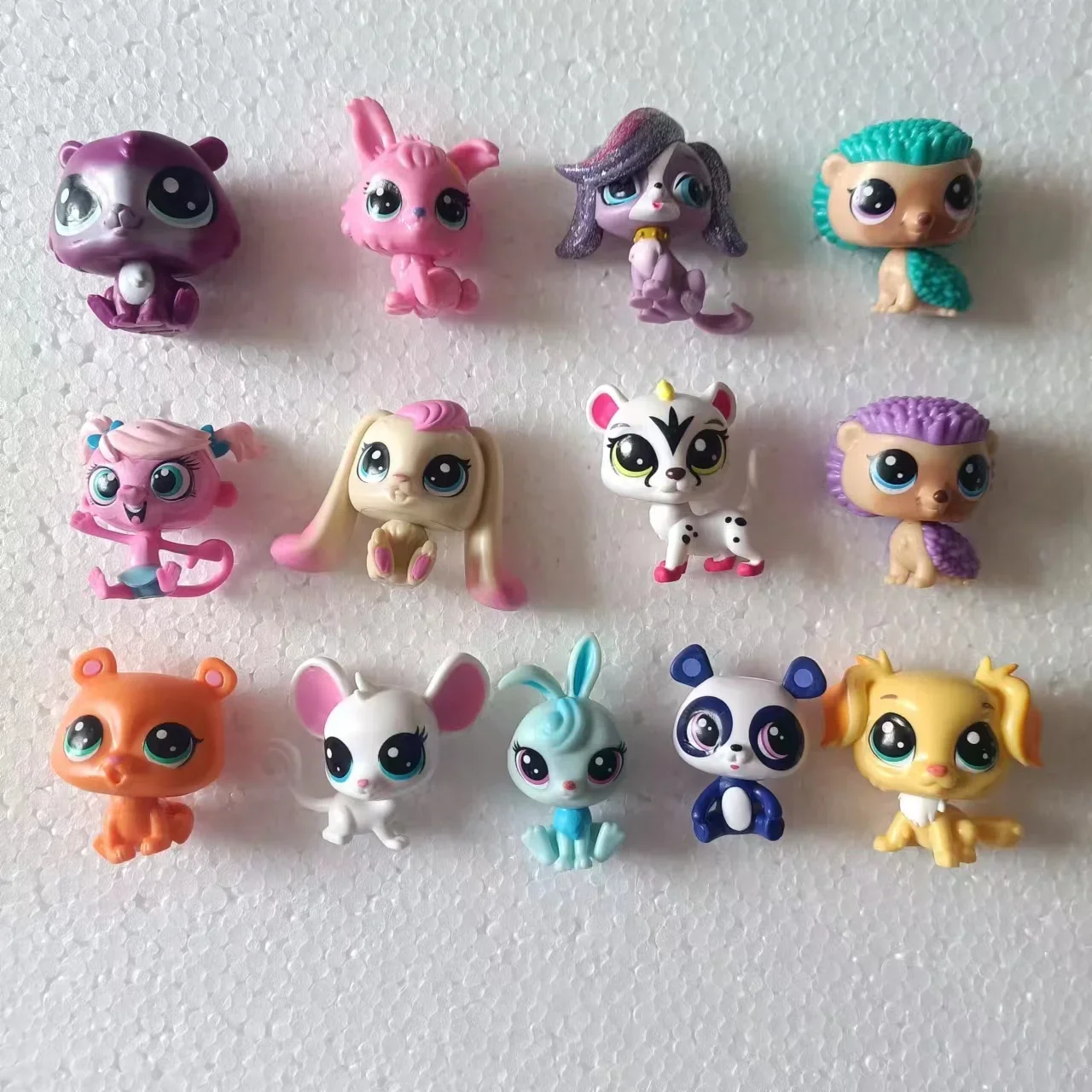 Random Littlest 3cm Pet Shop Animal Cute Cat Dog Rabbit LPS Models Figure Toys Girls Collect Gift