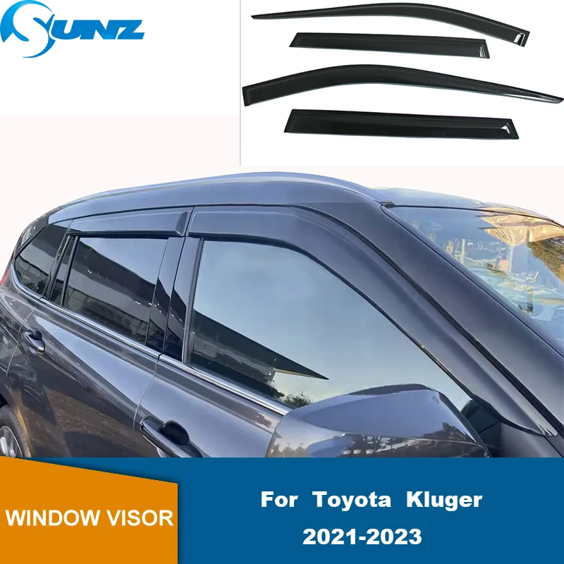 

Side Window Deflector For Toyota Kluger 2021 2022 2023 Window Visor Awnings Shelter Shade Sun Rain Deflector Shelter Shade Guard