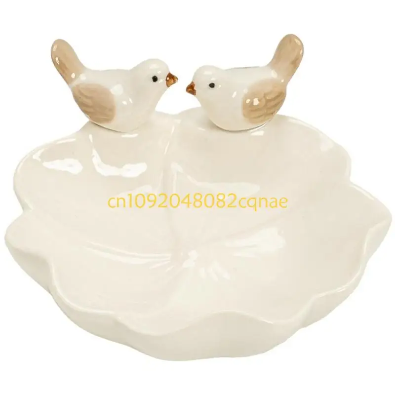 Earthenware Decorative Jewelry Dish Pad Plan Hoop Earring Planner For Home Décor Storage