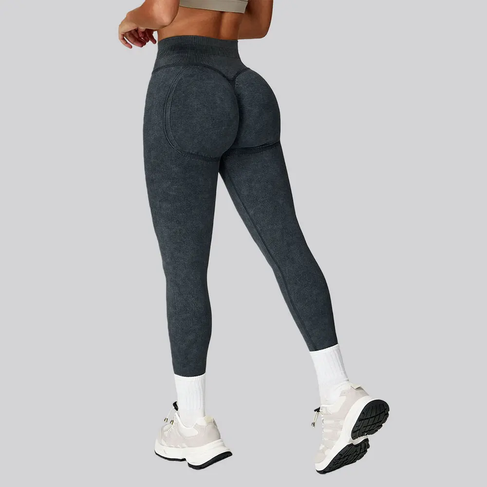 السراويل الرياضية مع مثير سلس رفع الأرداف السراويل الرياضية الضيقة المرأة عالية الخصر مرونة اللياقة البدنية الجري اليوغا طماق