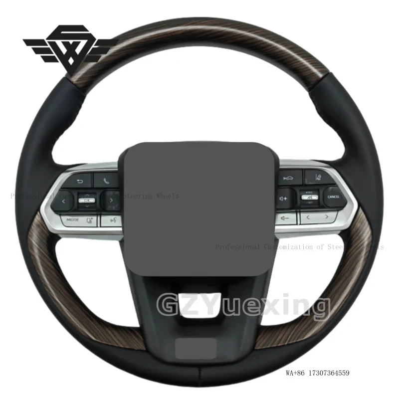 Peach Wood Grain Steering Wheel Fit for Toyota LC300 Steering Wheel Assembly