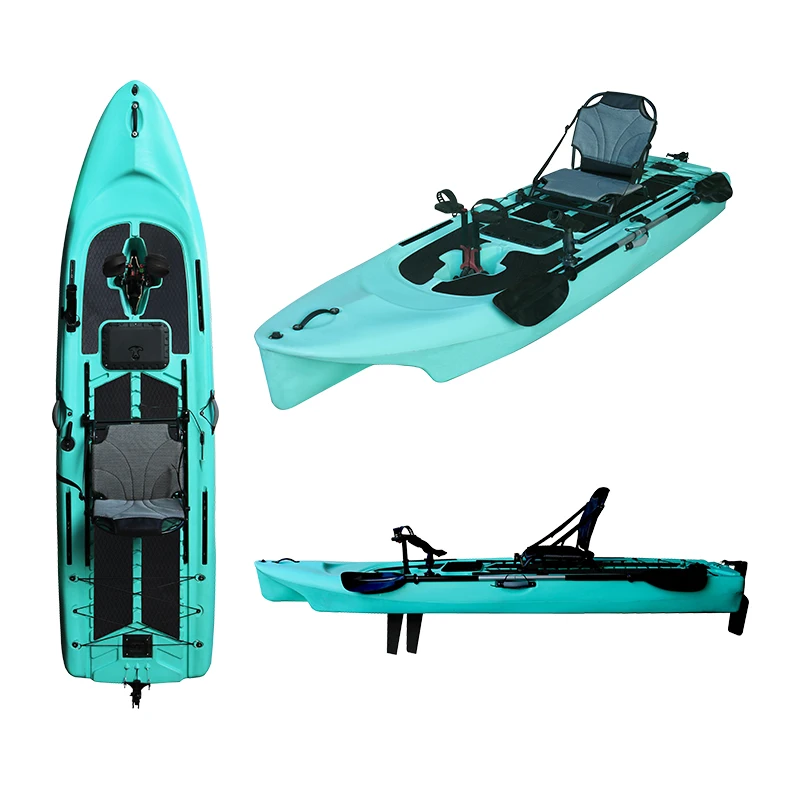 Hot Selling Rotomolded Single Person Sea Kayak with PE for Fishing and Camping in River Laker Kayaks