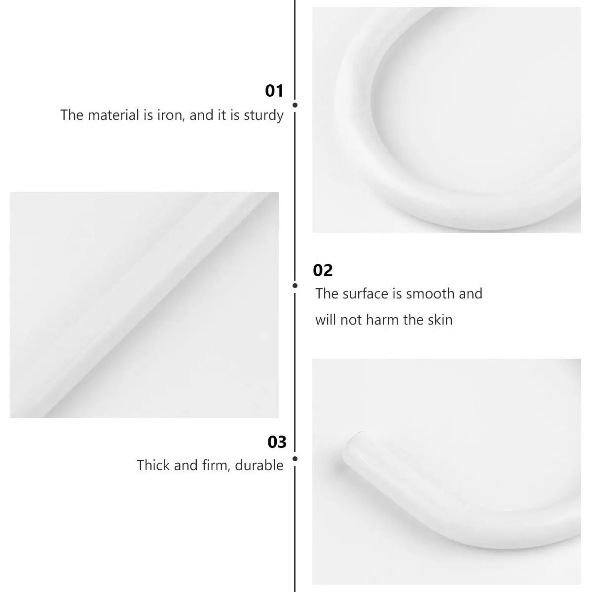 

Flower Pot Hooks Hanging Basket White Bracket Deck Railing Plant Hanger Planter Rust Proof Minimalist Design Easy