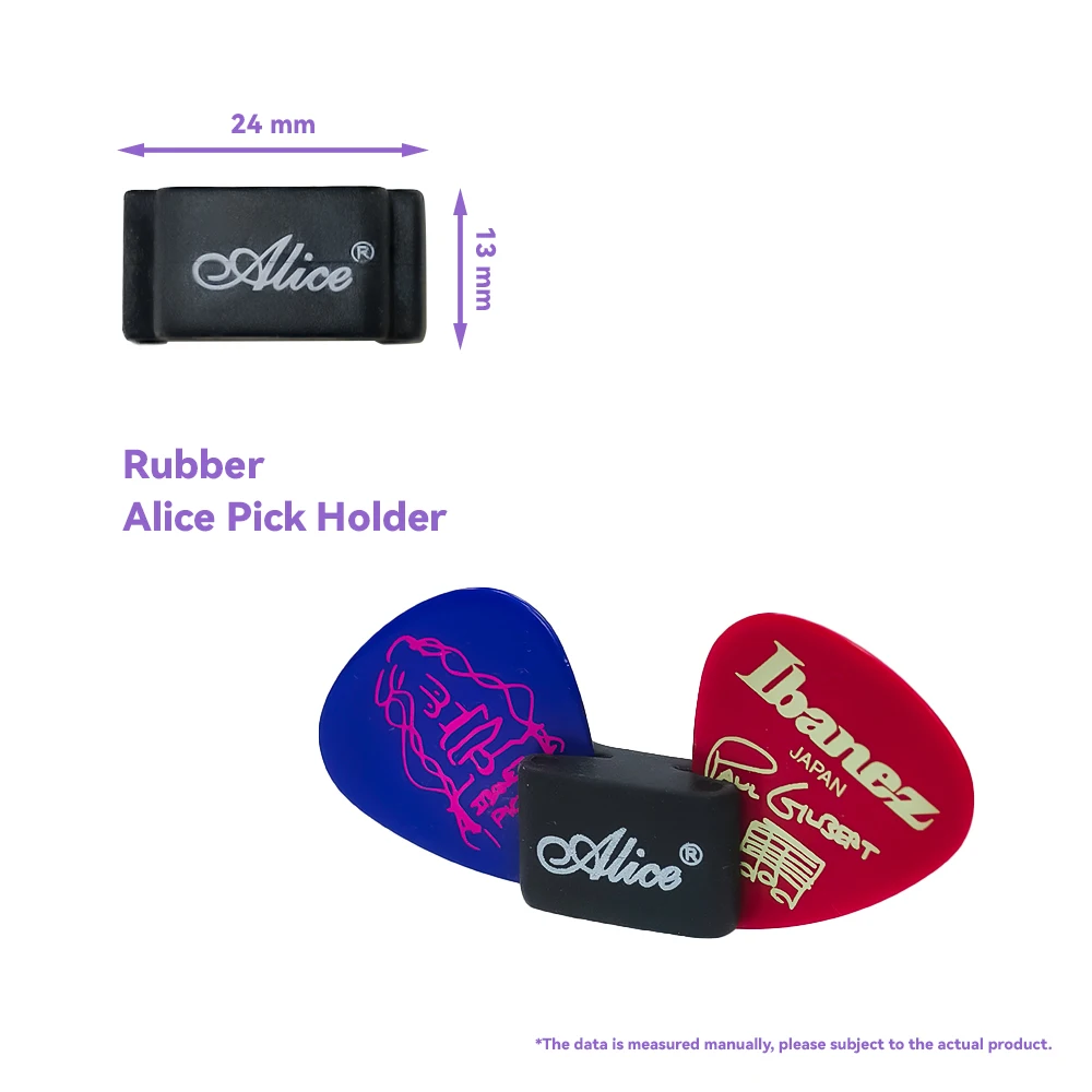 Alice Borracha para Suporte de Palheta de Violão Fixa no Cabeçote 3 e 4 Cordas Adequado para Ukuleles, Guitarras, Baixos, Acessórios para Violão