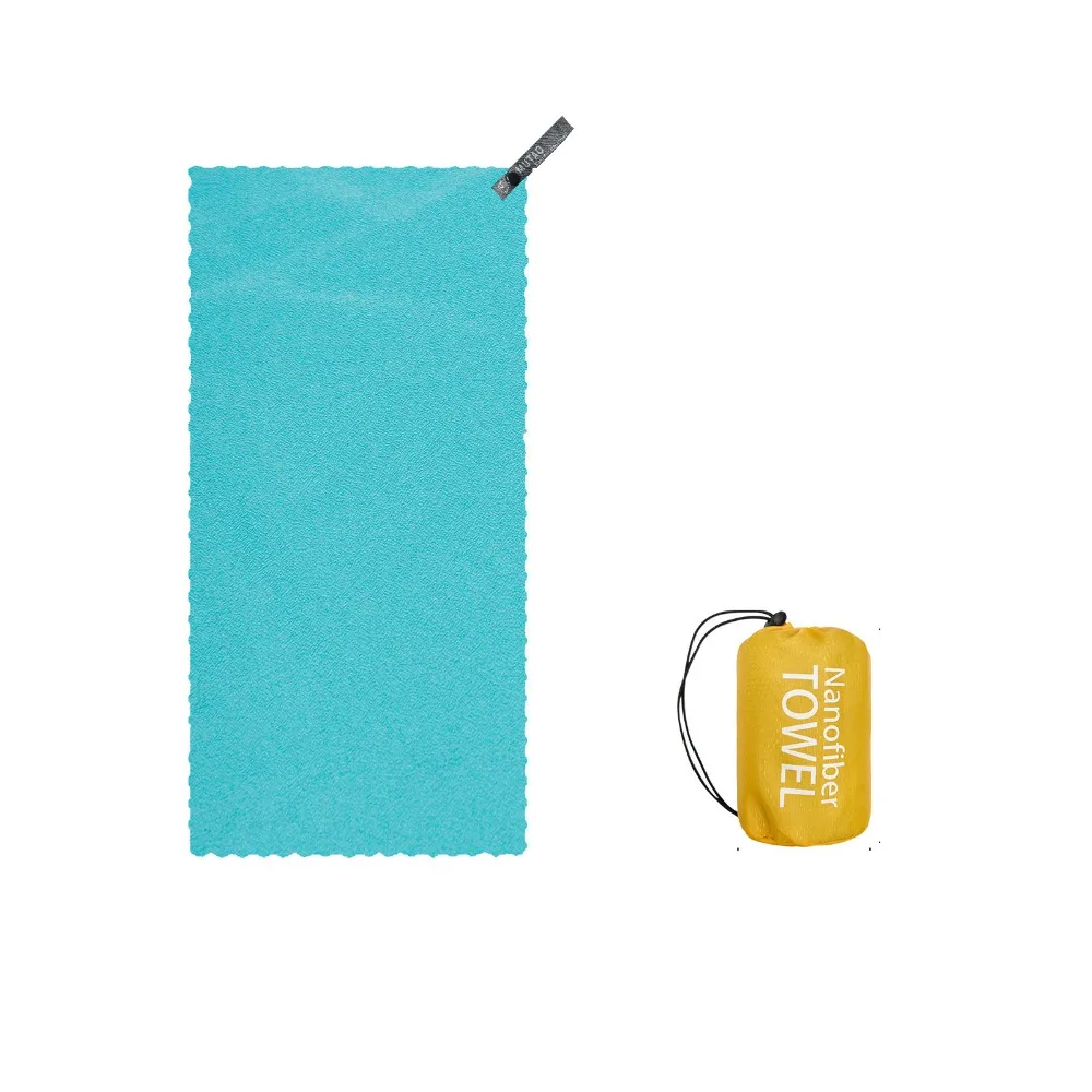 

Мягкое, супервпитывающее, быстросохнущее спортивное полотенце с сумкой для хранения, портативное, из микрофибры, удобное, легкое, для путешествий и пляжа