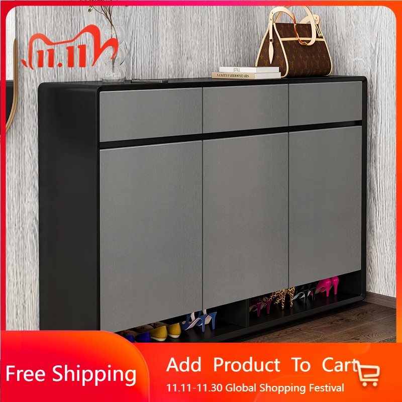 

Box Luxury Shoe Cabinet Organizer Storage Mobile Living Room College Dorm Essentials Shoe Shelf Designer Muebles Home Furniture