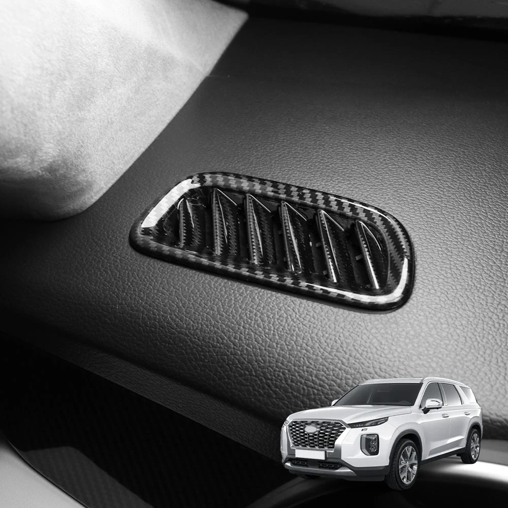 

2 шт. для Hyundai Palisade/Hyundai Palisade PE 2020-2025, накладки на верхние передние дефлекторы воздуховода, аксессуары для салона автомобиля (левый руль)