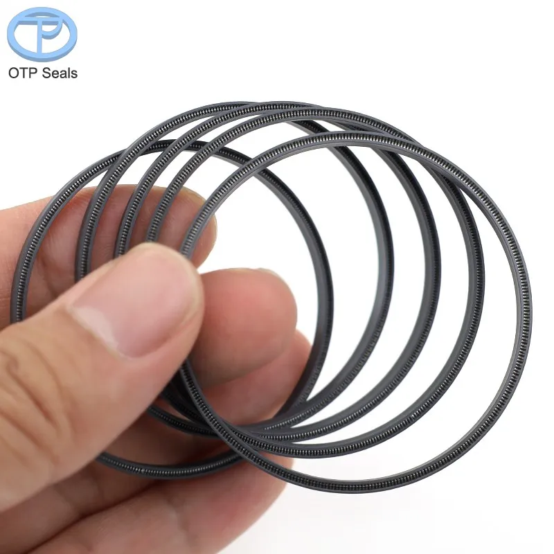 

Spring Seal Ring for Shaft PTFE Corrosion-resistant Seal Polytetrafluoroethylene Add CF V-spring Non-standard Factory Customized