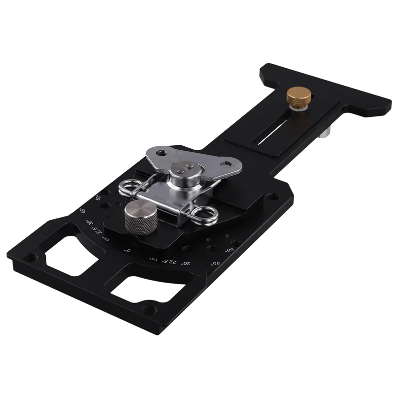 ABZV-Adjustable 60° To 60° Track Saw Square With Quick Positive Angle Stop And 90° Degree Right Angle Rail Guide