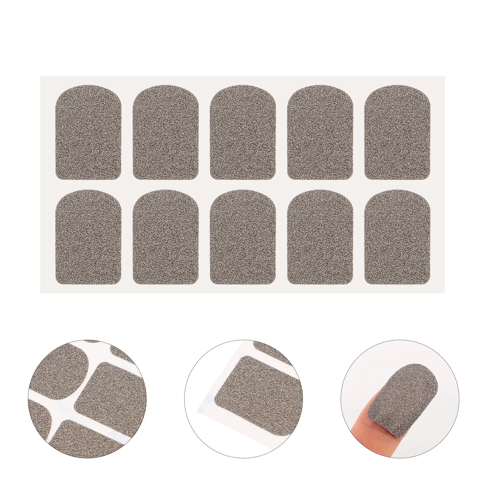 

2 Sheets Cotton Gloves Finger Touch Screen Pads ultra-thin Anti Slip Touch Screen Sticker Smartphone Game Touch Screen Sticker