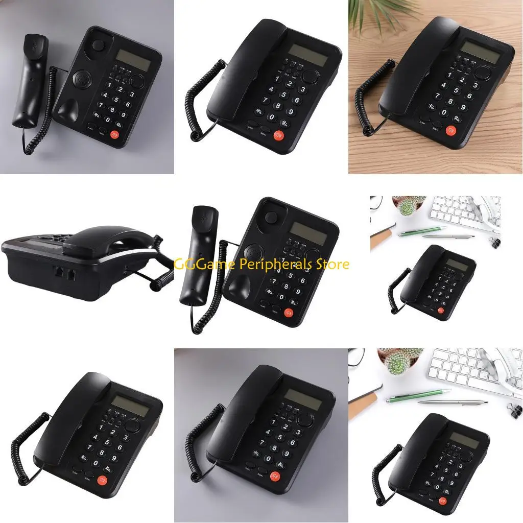 U55B Speakerphone with Caller Display Big Buttons Telephone Call Number Digital/Time