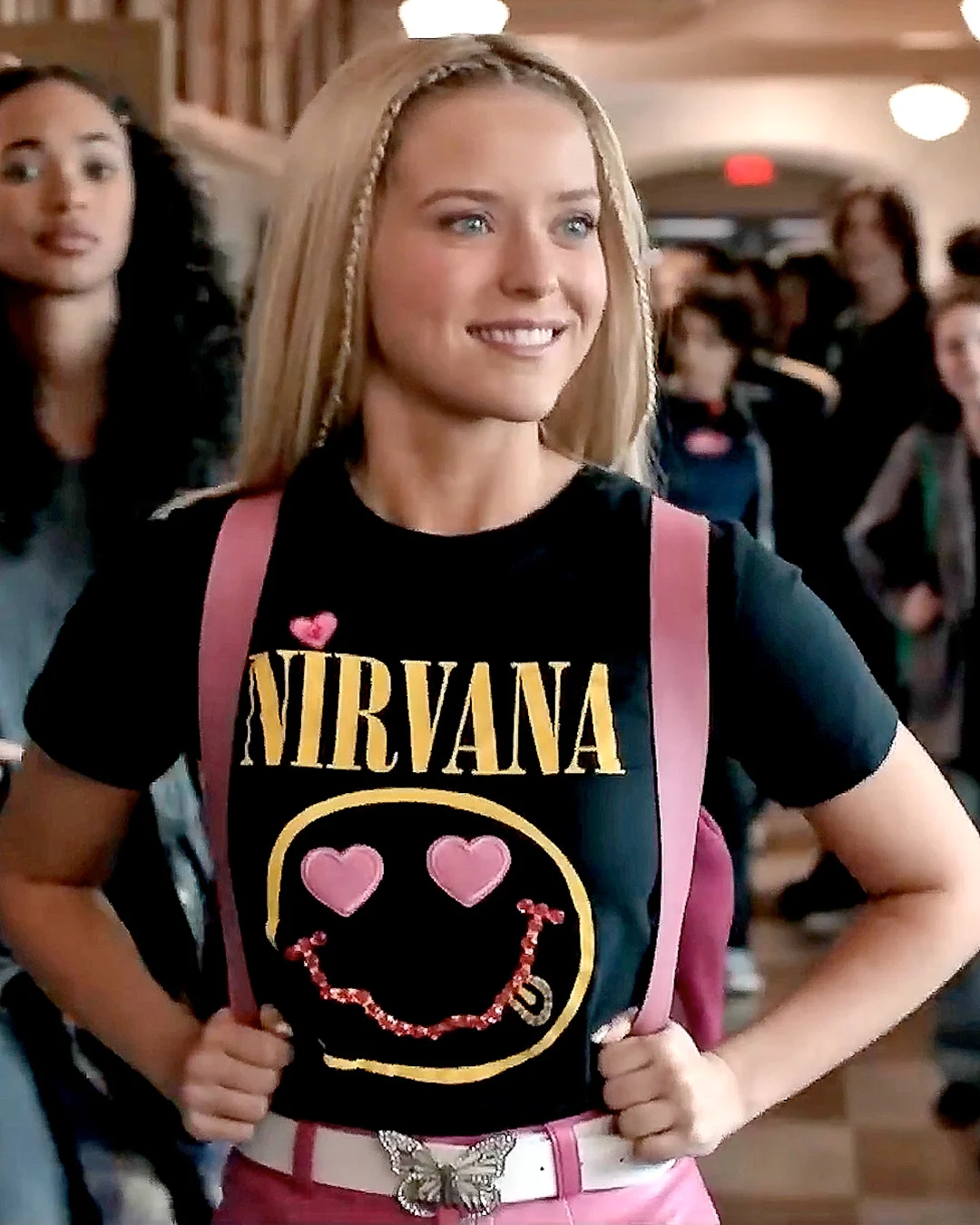 T-shirt graphique rétro Nirvana 2026 Elle Woods, T-shirt d'été en pur coton pour homme, vêtement Y2K pour femme ﻿