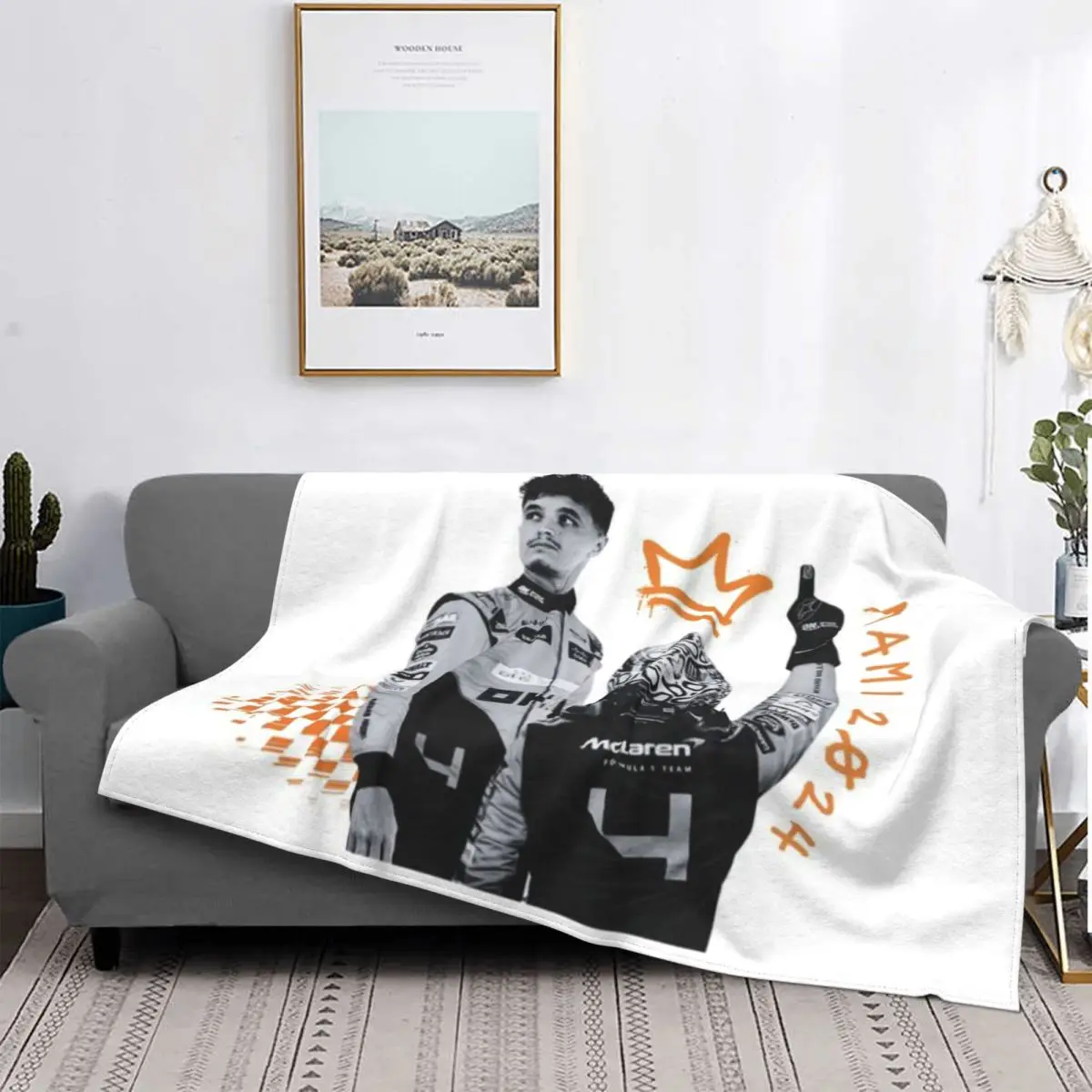 Lando Norris Wins An Ultra-Soft Micro Fleece Blanket