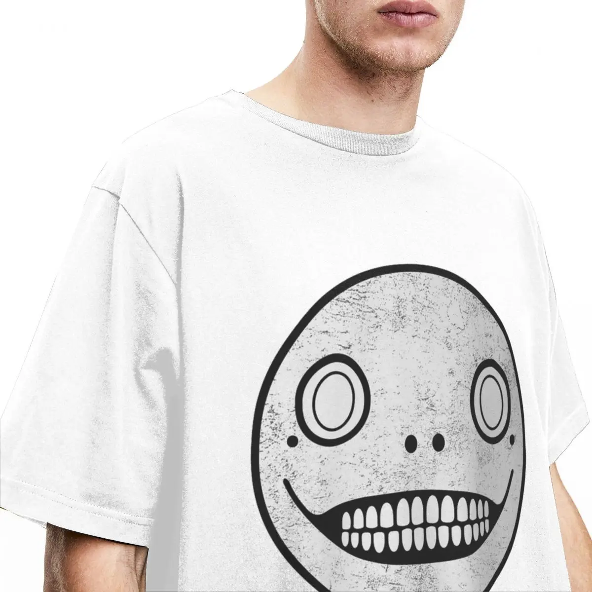 Nier Automata Emil Face Mask Head Game Lover Men Women T Shirt Accessories Awesome Tees T-Shirt Pure Cotton New Arrival Clothes