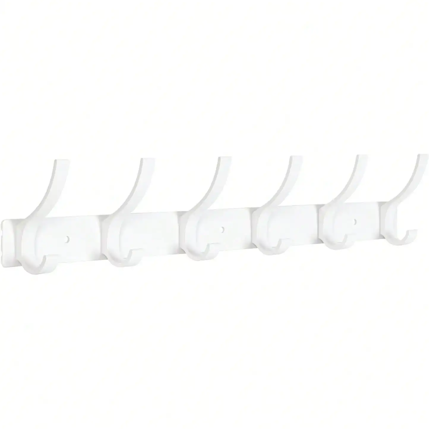 

Wall Mounted Coat Rack, Hanging Wall Hooks, Entry Coat Hanger, Wall Hat Rack, Holder, Bathroom Towel Rack (2 Pack, Black)