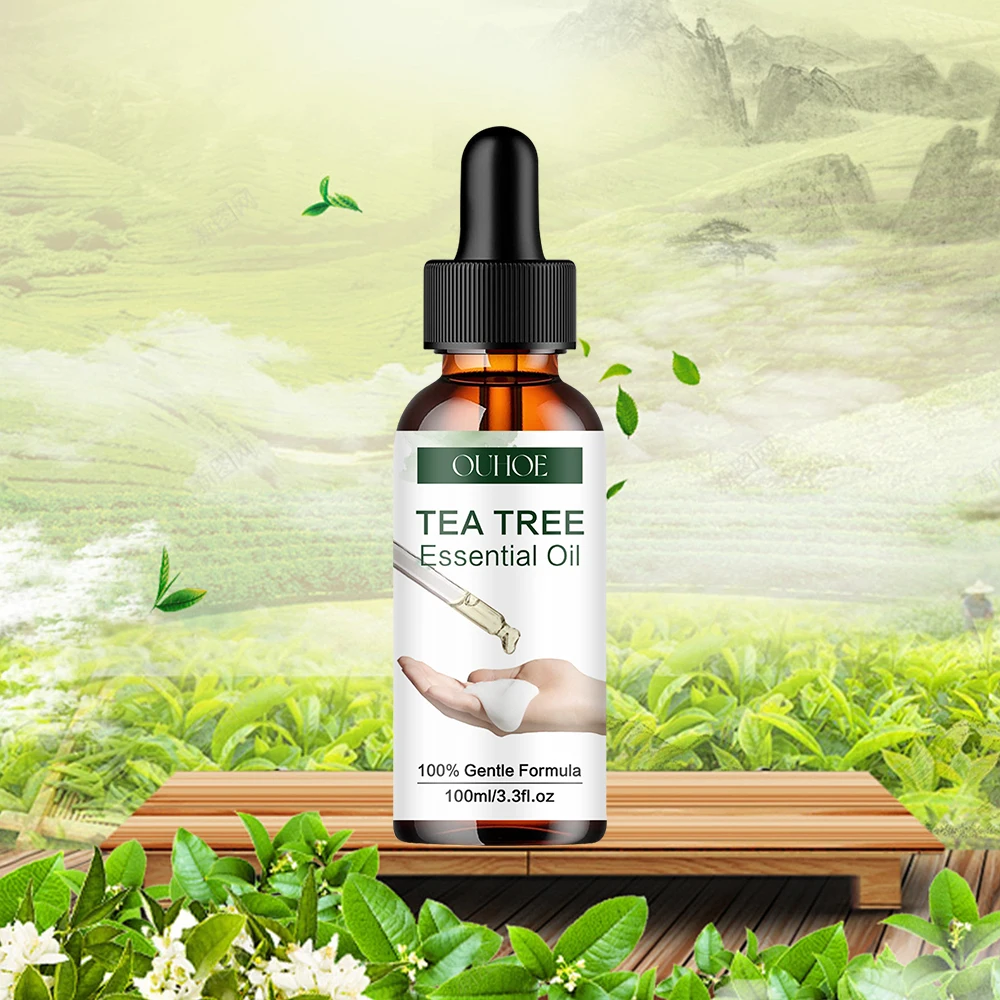 Natural Tea tree oil moisturizing facial body feminine skin care skin repair moisturizing Aromatherapy pure massage essential oi