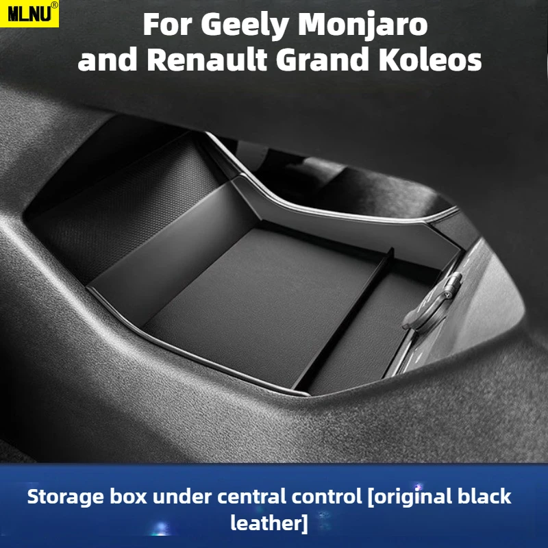 

Lower Center Console Storage Box For Geely Monjaro and Renault Grand Koleos Accessorie 2025/2024 Leather Anti-Scratch 2021-2023