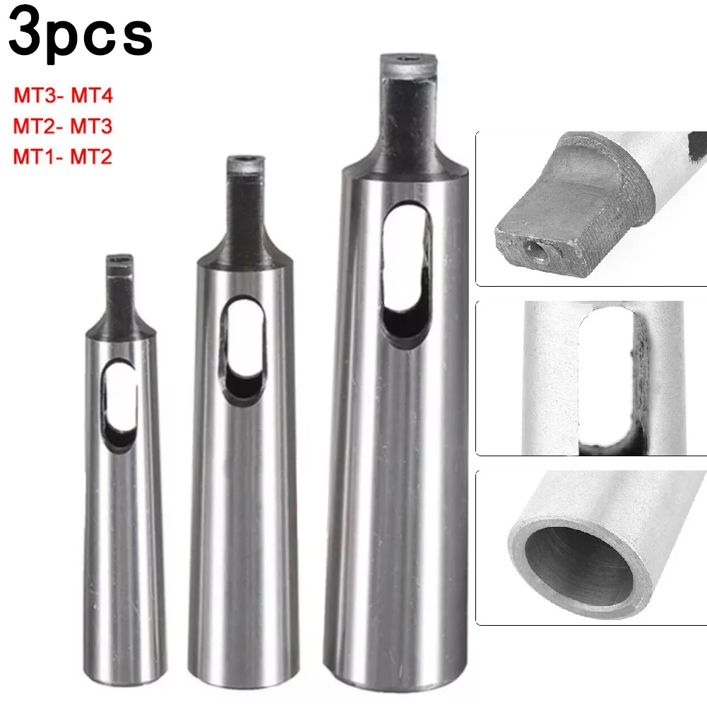 

Simplify Your Machinery Setup with This Essential Pack of 3 For Morse Tapper Adaptors Designed For Multiple Uses (MT1 MT4)