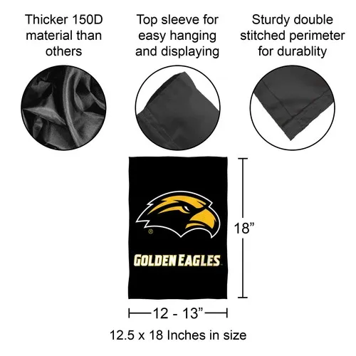 Southern Miss Eagles New Logo Garden Flag and Yard Banner zzo
