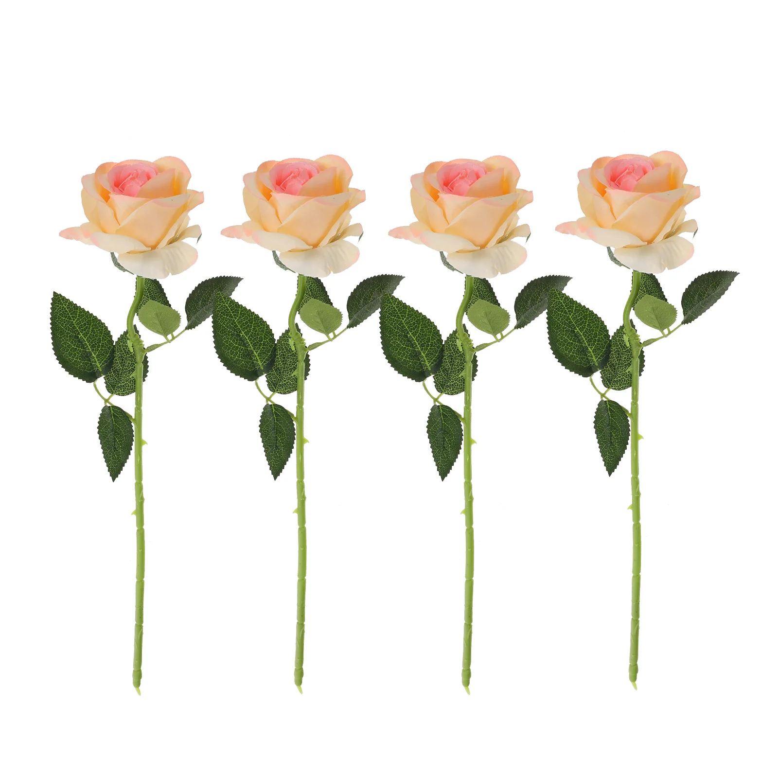 

8Pcs Fake Rose Artificial Roses Romantic Wedding Party Decorations DIY Silk Flower Bouquet Home Decor Arrangement