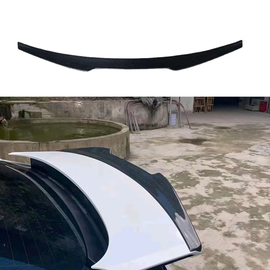 

For Porsche Panamera 971 Carbon Fiber Tail fins Rear Trunk Spoiler Guide Wing Rear Wing diverter Modified upgraded body kit