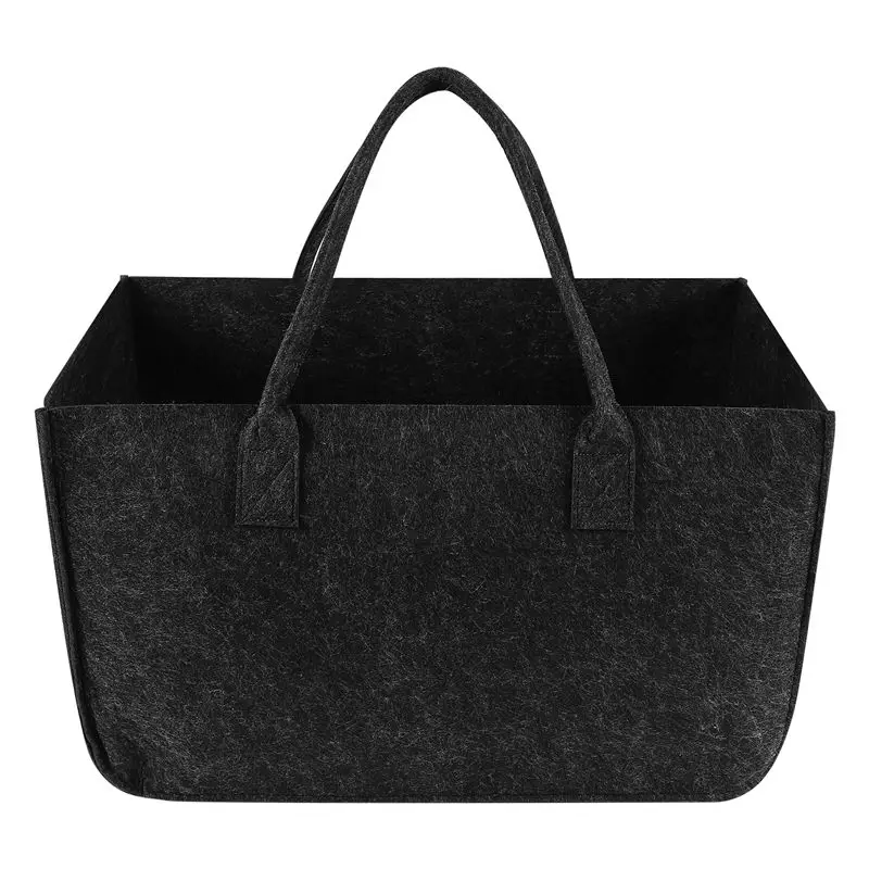 YANA50I Felt Storage Bag Large Capacity Casual Shopping Bag,Fruit And Vegetable Basket Storage Basket Clothing Storage Baske