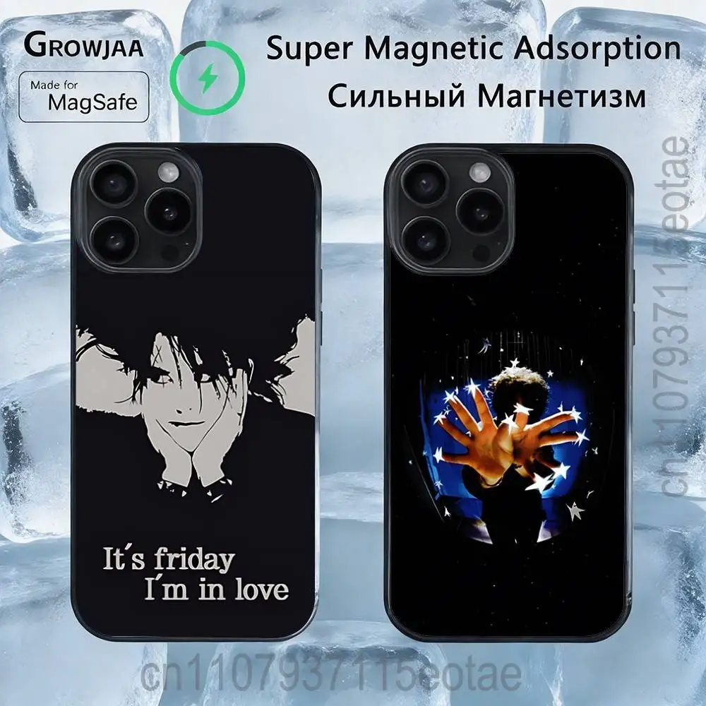 

The cure Robert S-Smith Magnetic Case: Compatible with IPhone 17,16,15,14,13,12,11,Pro,Max,Plus,Mini,SE4,E