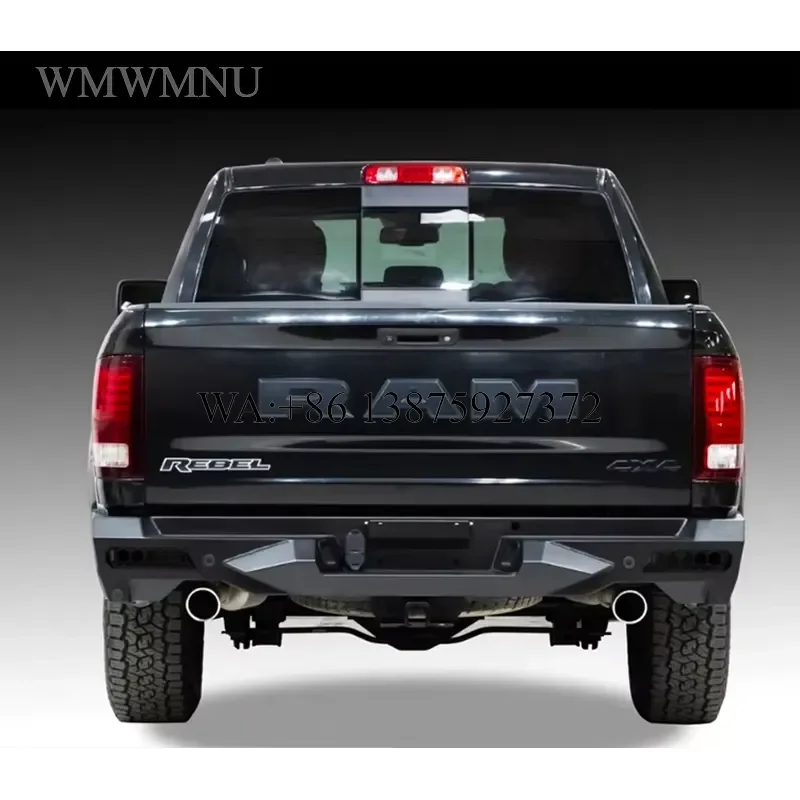 Wmwmnu for Vipera Mammoth Rear Bumper Carbon Steel Bar Enhanced Protection Scratch Resistant Sturdy Stylish Safe Guard