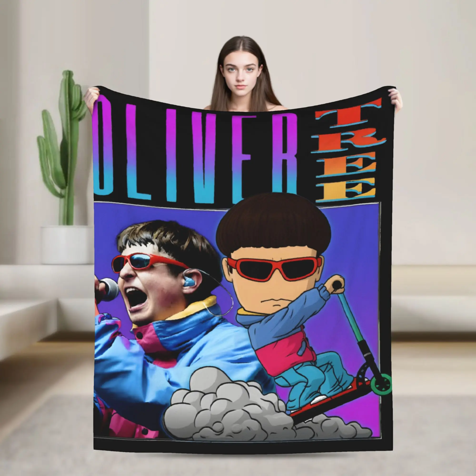 RIP Oliver Tree 1993-2026 Blanket Multiple Sizes Cozy and Lightweight  Throw Blankets for Couch Sofa and Bed