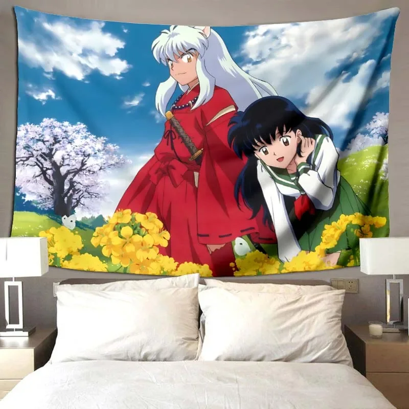 3D printing Inuyasha blanket Living room bedroom home decor children's room soft and comfortable baby blanket birthday gift