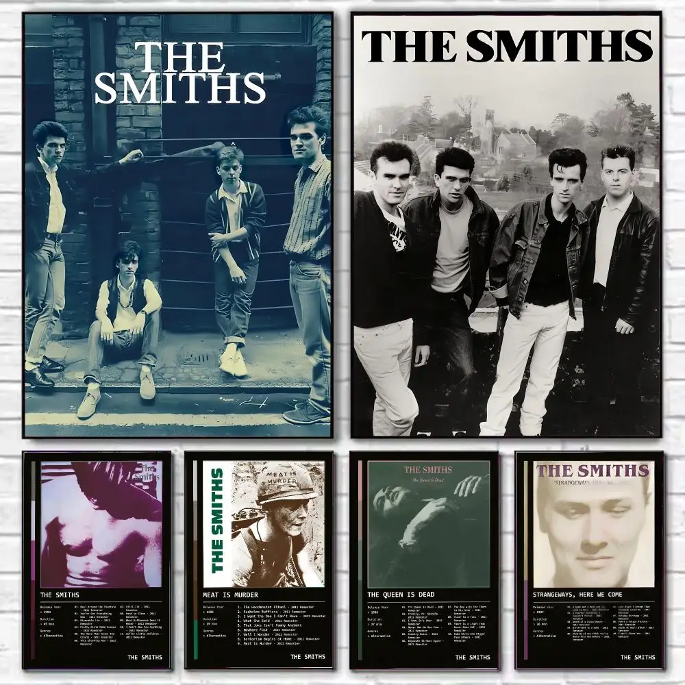 Band The Smiths Poster HD Art Decorative Wall Art Waterproof Home Décor for Living Room Bedroom Café Stylish Gift