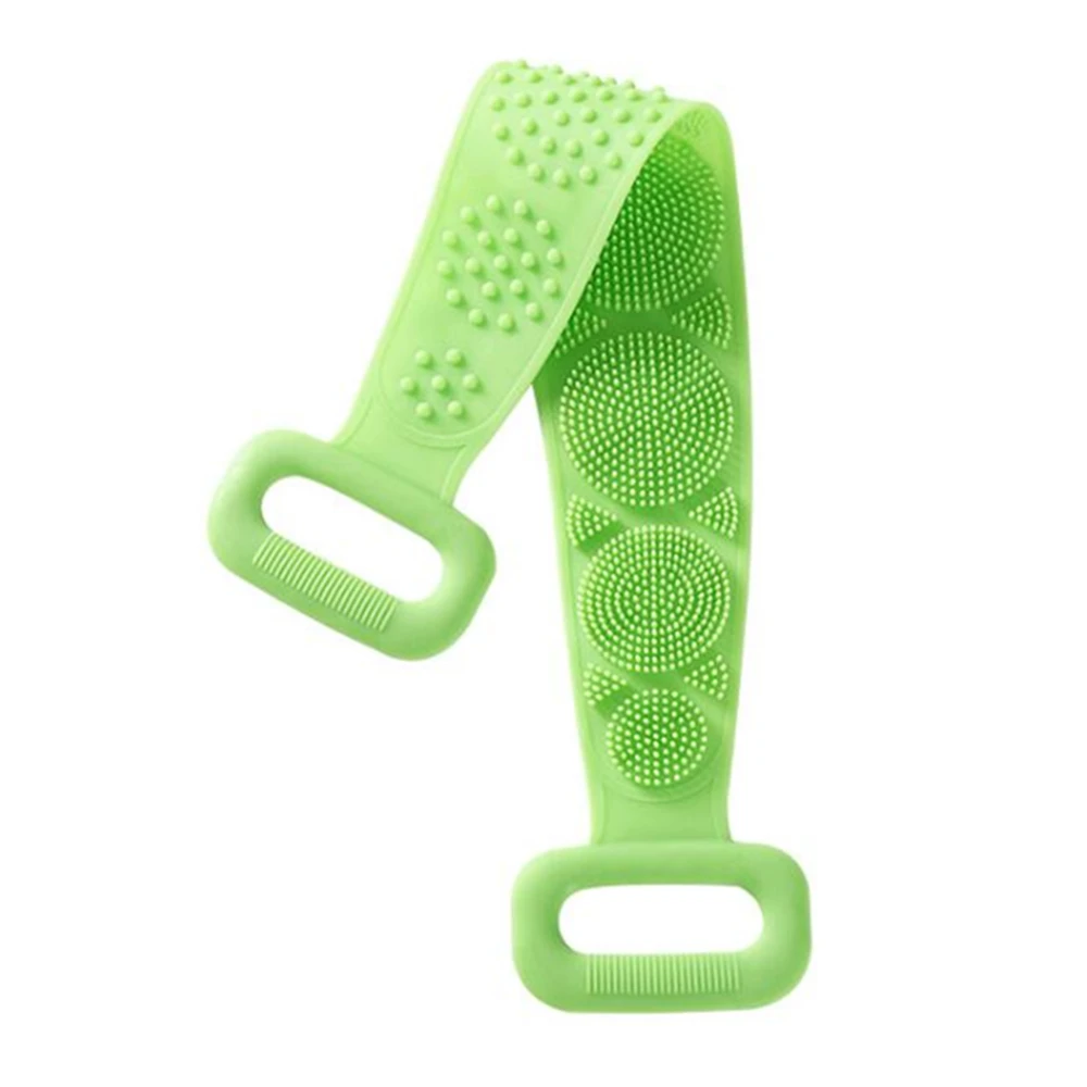 2 In 1 Doccia Esfoliante Scrubber Per La Schiena Asciugamano Per Cintura Da Bagno Pulizia Profonda Del Corpo Panno Per La Pulizia Dello Scrub Posteriore Strumento Per Cinghia Di Trazione - Foto 12