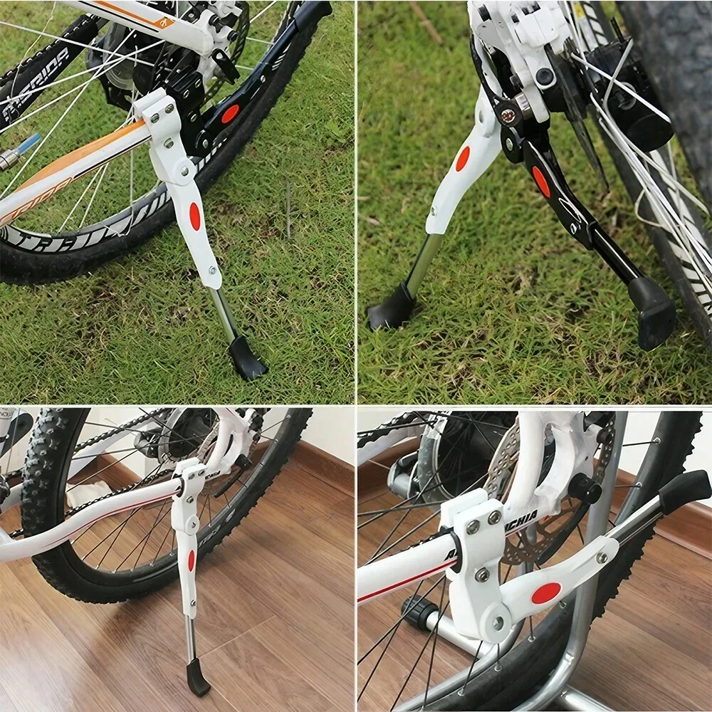 Adjustable Bicycle Kickstand Parking Rack Bicycle Side Support Kickstand for 22 24 26 Inch Mountain Bike