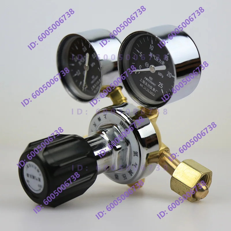 YQD-6 pressure reducing valve 2.5 * 25MPa pressure gauge, clear scale, dial scratch-proof