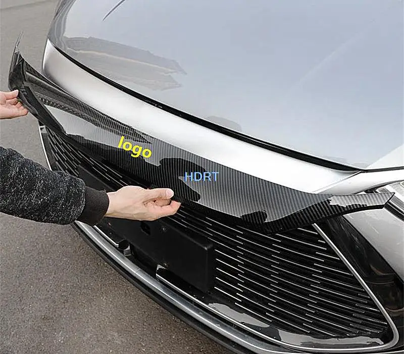 

Car Style Front Grille Hood Engine Cover Strip Middle Net Moulding Trim Frame For BYD Song Plus 2020 + Modification Accessories