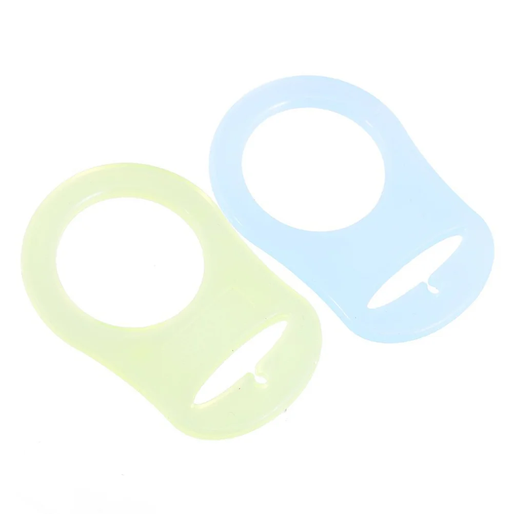 

10Pcs Silicone Pacifier Clips Holders 10 Different Colors Durable Button Style Silicone Pacifier Clip