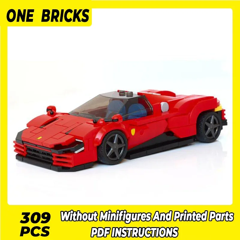 OneBricks Moc Building Blocks Supercar Series Model Speed Champion SP3 Technology Bricks DIY Toys For Kids Children Gifts