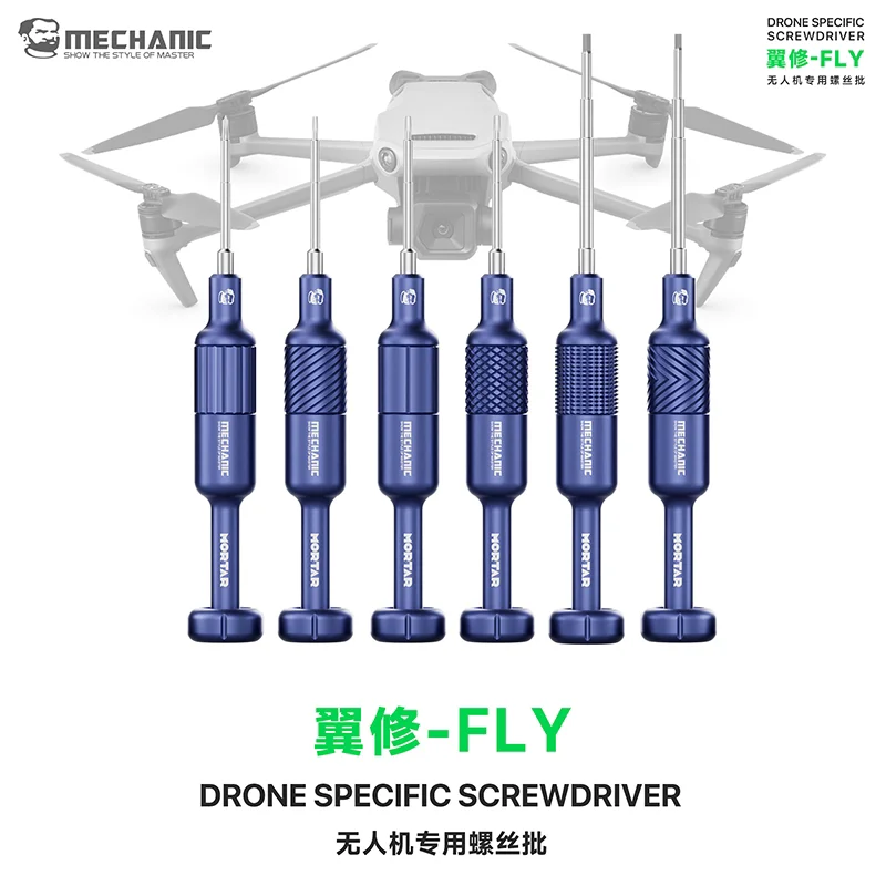 

Mechanic FLY 6 in1 Precision screwdriver set 2.0 Phillips H2.5 H2.0 T6 T5 T4 for UAV DJI drone repair tools