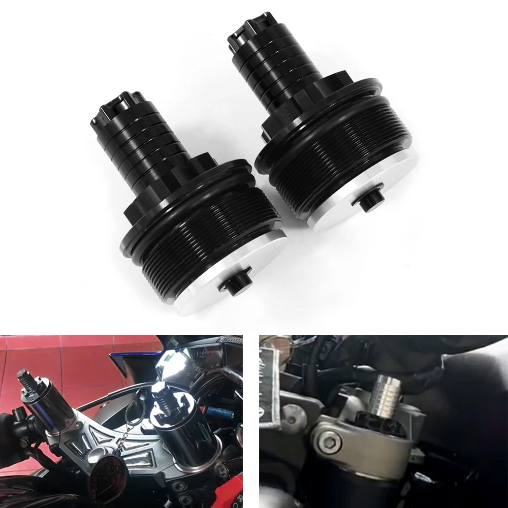 

Shock Absorber Screw Fork Cover Cap Preload Adjusters Bolts For Yamaha FZ07 MT07 XSR700 FZ6R XJ6 YZF R25 R3 XJ600 XVS1100 WR125