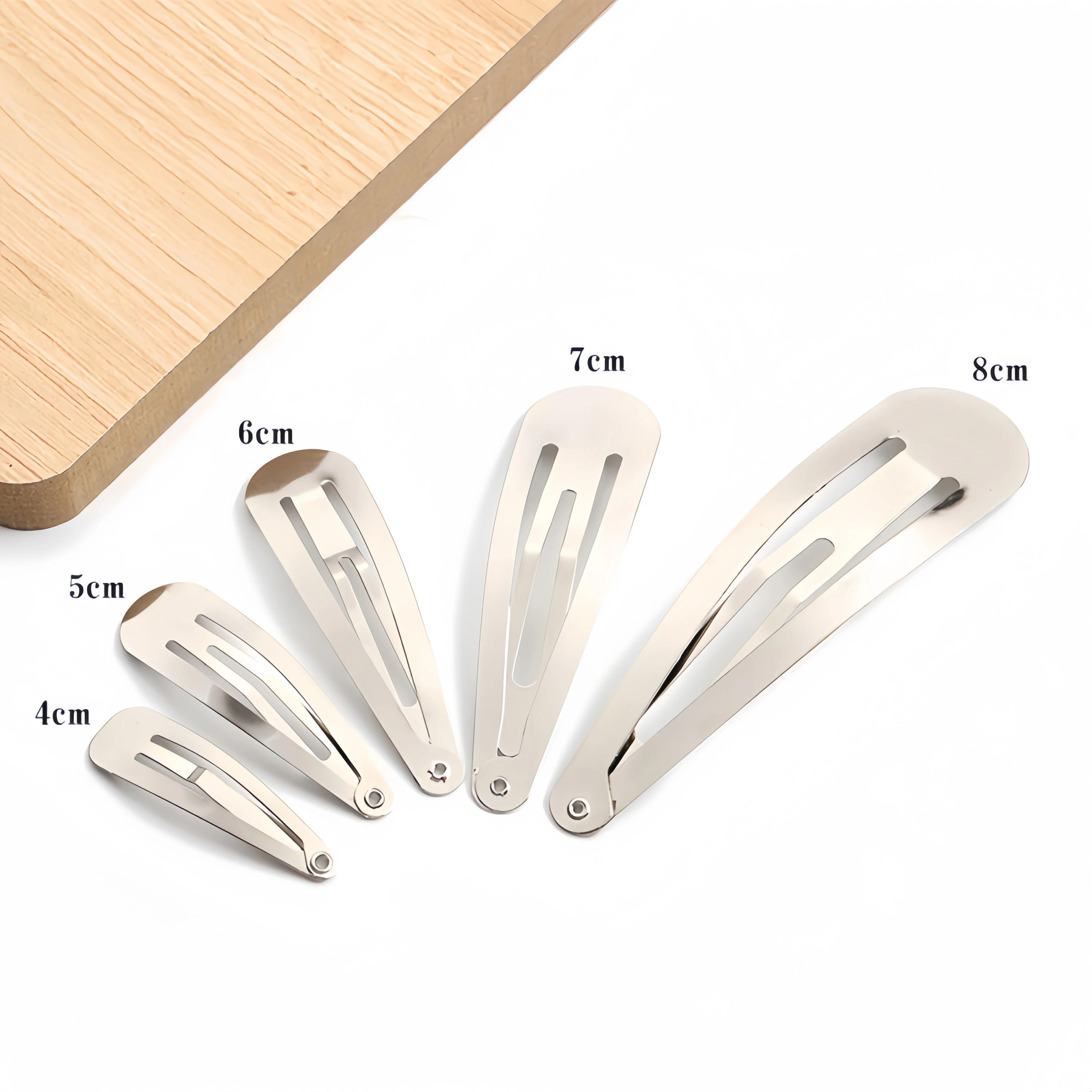 10 stücke Metall Haars pangen Snap Alligator Haarnadeln Basis für DIY Schmuck machen koreanische Perle Bogen Haar griff Einstellung Haar Zubehör – Detail 7