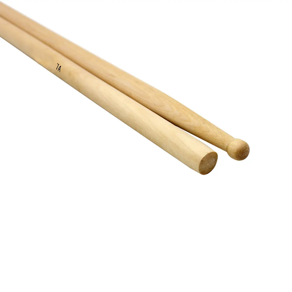 

Maple Wood Drumsticks 7A Percussion Instruments Practice Sticks for Adults Kids Durable Lightweight Smooth Surface Professional