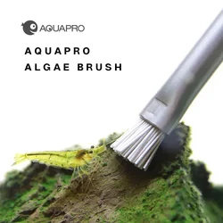 Stainless Steel Aquarium Algae Cleaning Brush, Fish Tank Landscaping Stone, Water Plant, ADA Same Powerful Algae