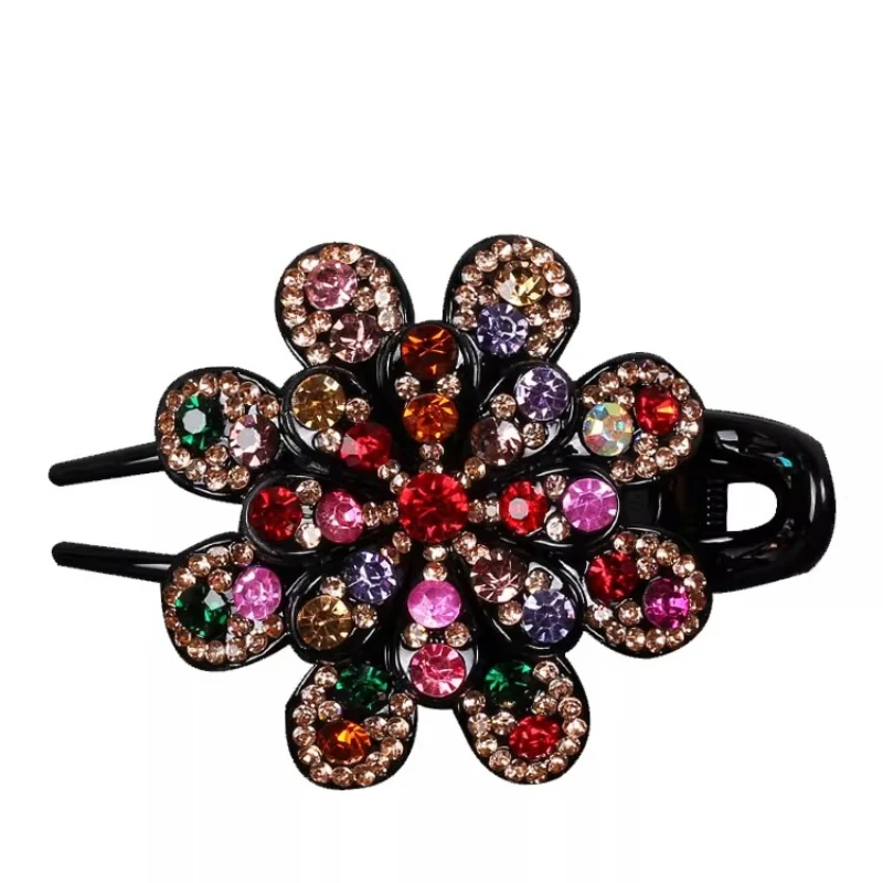 

Ladies Popular Hair Clip Mother's New Headwear Women Temperament Rhinestone Hair Accessories Chinese Hair Pin Curling Clips