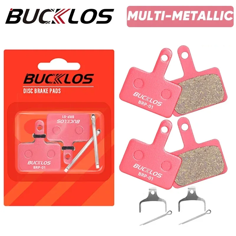 BUCKLOS Mountain Bike Disc Brake Pads for Shimano B01S/B03S/B05S-RX Multi-metalli MTB Brake Pad Bicycle Hydraulic Disc Parts