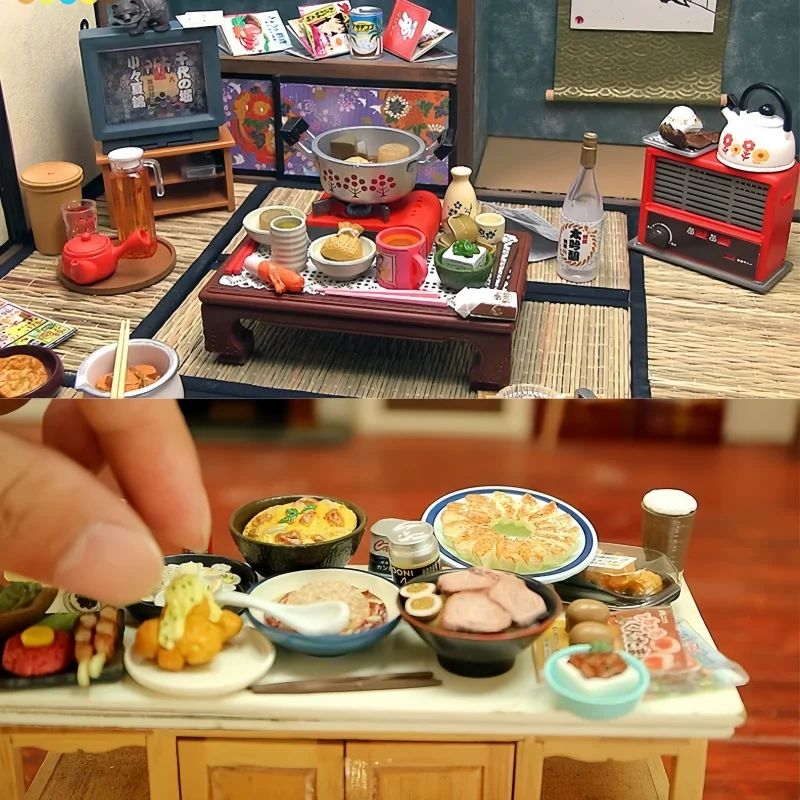 2026 New Hot Original Re-ment Miniature Scene Model Sanrio Snoopy Corner Biological Kitchen Collections Ornaments Birthday Gifts