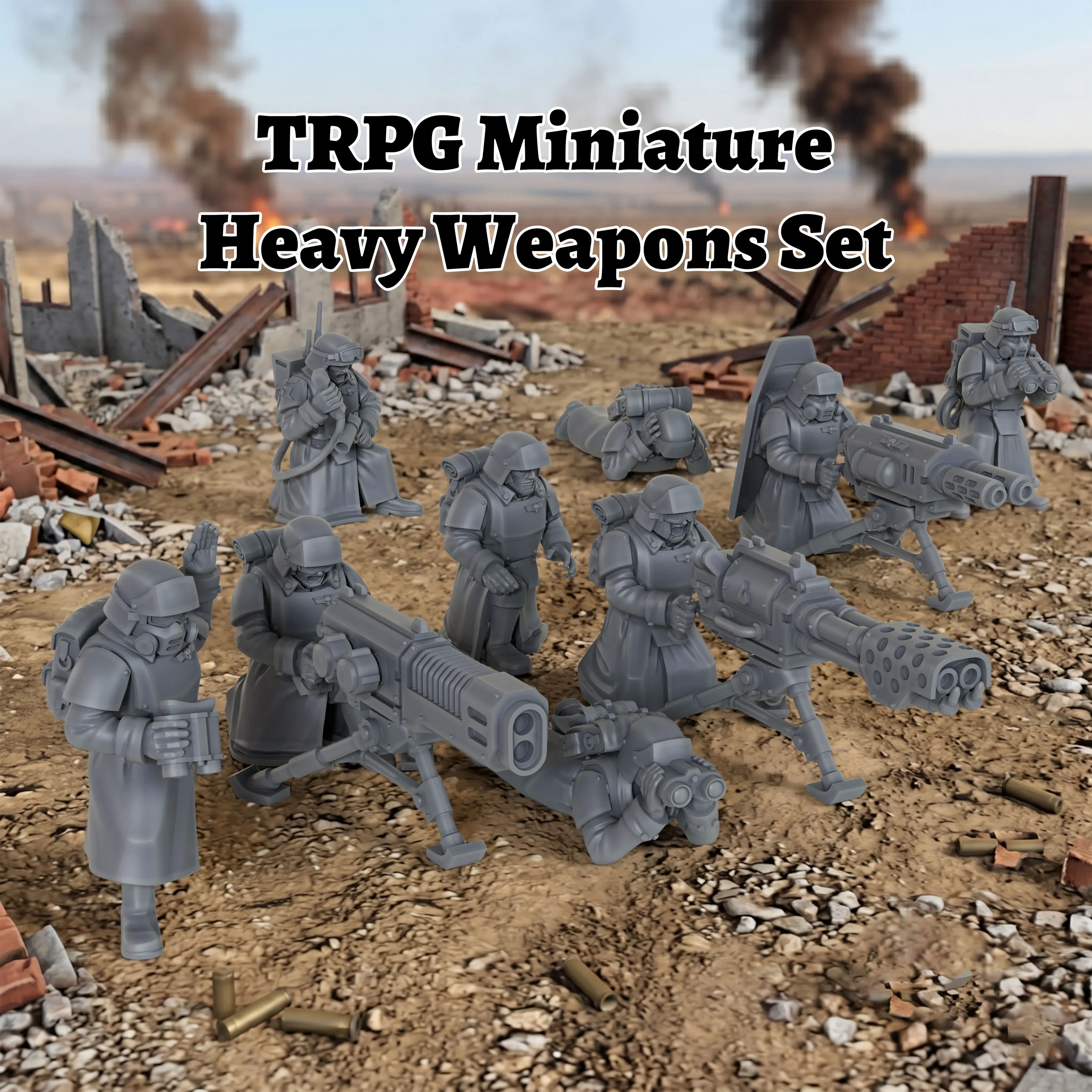 conjunto-de-miniaturas-da-unidade-de-suporte-pesado-de-ficcao-cientifica-28-mm-figuras-de-rpg-de-mesa-em-varias-pecas-layouts-imersivos-para-narrar-historias-e-jogos-de-rpg-de-estrategia