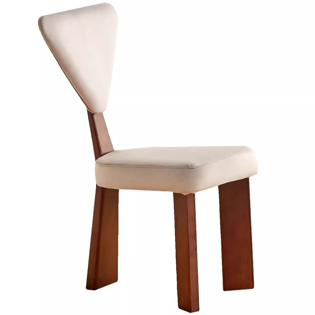 

Medieval style designer dining table and chairs Nordic retro home solid wood bedroom casual