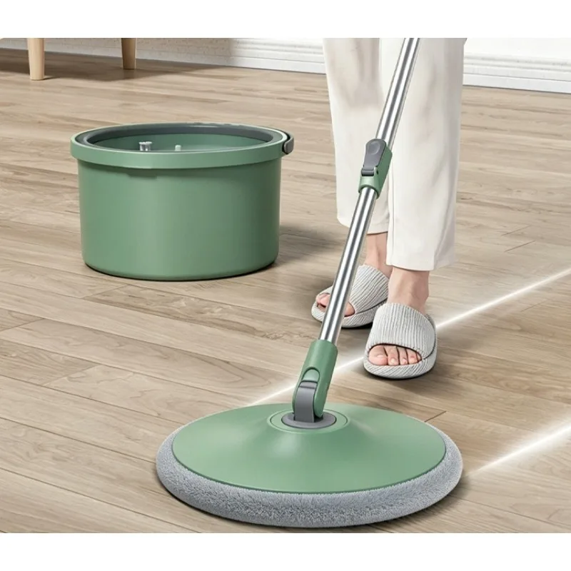 Clean pollution separation, lazy hand washing for household use, flat suction mop with bucket